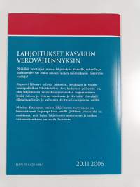 Lahjoitukset kasvuun verovähennyksin