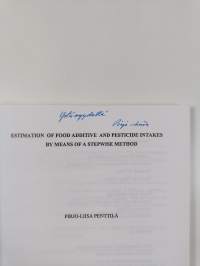 Estimation of food additive and pesticide intakes by means of a stepwise method (signeerattu)