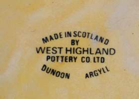 Mainos tuhkakuppi  Long John 14x4 cm / West Highland Potteri Co