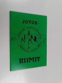 Jotosriimit - Laatokan-Karjalan jotos : Parikkala 6.-8.10.1989 : Riimit