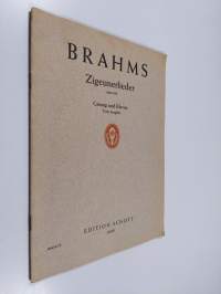 Brahms : Zigeunerlieder opus 103 - Gesand und klavier
