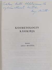 Kosmetologin käsikirja (signeerattu, tekijän omiste)