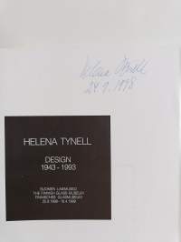 Helena Tynell : design 1943-1993 (signeerattu)
