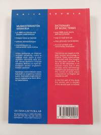 Musiikki sanakirja = Dictionary of musical terminology : Englanti-Suomi-Englanti = English-Finnish-English