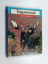 Taigametsät : susi, maakotka, ilves, metsäkissa, hirvi, kärppä, kekomuurahainen, yöperhoset