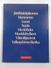 Eläinten maailma jättiläiskilpikonna, merimetso, lunni, suula, meritähdet, munkkihylkeet, viittoilijaravut, valkopäämerikotka , Rannikot :