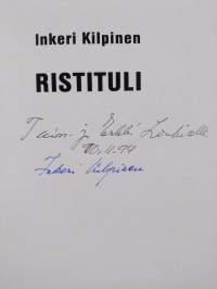 Ristituli (signeerattu, tekijän omiste)