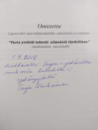 Tarjan vauhdissa : muistelmia ja kertomuksia lapsuudesta (signeerattu, tekijän omiste)