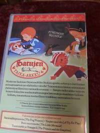 Lasten video Satujen matka-arkku. Tehnyt Pan Vision  v. 2005. Ihania perinne satuja, puhutaan suomea.