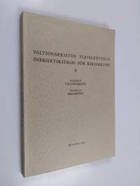 Valtionarkiston yleisluettelo 2