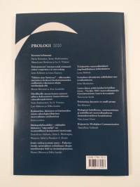 Prologi : Puheviestinnän vuosikirja 2020