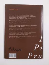 Prologi : Puheviestinnän vuosikirja 2011
