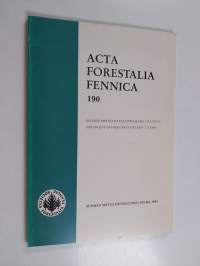 Acta forestalia fennica 190 : Suomen Metsätieteellinen seura 75 vuotta