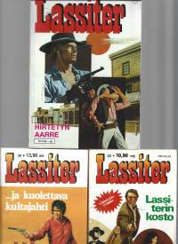 Lassiter  Hirtetyn aarre , hirtetyn aarre ja kuolettava kultajahti yht 3 kirjaa
