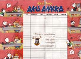 Lukujärjestys - Aku Ankka 2006.