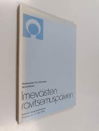 Imeväisten ravitsemuspäivien luennot keskusteluineen Turussa 6.-7.10.1976