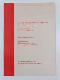 Alkoholitutkimussäätiö : Toimintakertomus 1968-1972