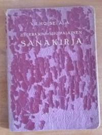 Esperanto-suomalainen sanakirja = Vortaro esperanto-finna