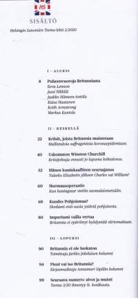 HS Teema 2020 N:ot 1, 2, 3, 6.  Aleksis Kivi, Britannia, Aivot &amp; muisti, Suku. Katso sisältö kuvista.