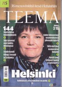 HS Teema 2016 vuosikerta N:ot 1-6.  Tiede, Murteet ja heimot, Helsinki, USA, Kirjat, Mannerheim.  Katso sisältö kuvista.