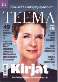 HS Teema 2016 vuosikerta N:ot 1-6.  Tiede, Murteet ja heimot, Helsinki, USA, Kirjat, Mannerheim.  Katso sisältö kuvista.
