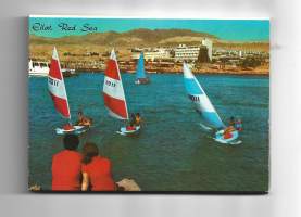 Eilat Red See    - kuvahaitari postikorttisarja 8 kpl erä