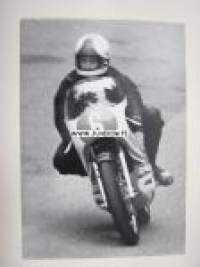 Jarno &quot;paroni&quot; Saarinen maailmanmestari 1972 -postikortti 1972 Imola 250 cc