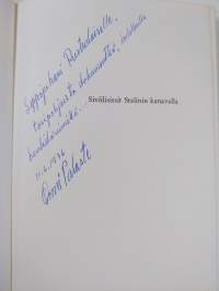 Siviilisissit Stalinin kanavalla (signeerattu, tekijän omiste)