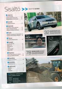 Moottori-lehti 6 / 2022. Tieto taito tietoa autoista ja moottori pyöristä. Mutta myöskin selkeä kirjoitus Kymenlaakson matkailusta sekä nostalgiaa tippa renusta