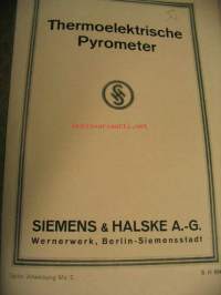 Thermoelektrische Pyrometer