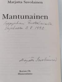 Mantunainen (signeerattu, tekijän omiste)