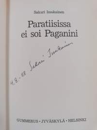 Paratiisissa ei soi Paganini (signeerattu)