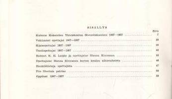 Kokemäen Yhteiskoulu 1907-1957