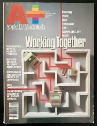 A+ - Apple II / Macintosh 1/1986 - Sisältää mm. Smartcom II ja Telescape inTouch