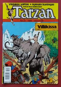 Tarzan 8/1989 - Villikissa.   (Sarjakuvat, sopiva keräilykappaleeksi)