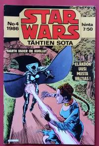 Star Wars 4/1986 (Tähtien sota) - Darth Vader on kuollut.  (Sarjakuvat, sopiva keräilykappaleeksi)