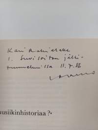 Sibelius-akatemian vuosikirja 2 1984-85 (signeerattu, tekijän omiste)
