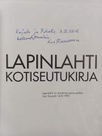 Lapinlahti : kotiseutukirja (signeerattu, tekijän omiste)