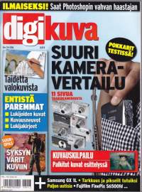 Digikuva N:o 13/2006. Suuri taskukameravertailu. Katso muu sisältö kuvista.