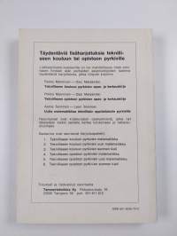 Teknilliseen kouluun pyrkivien opas- ja kertauskirja