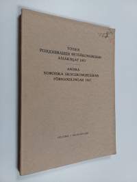 Toisen pohjoismaisen metsäkongressin asiakirjat : 1927 = Andra nordiska skogskongressens förhandlingar