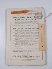 Suomen postimerkkilehti 1939 : kahdeskymmenes vuosikerta