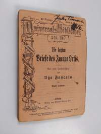 Die letzten Briefe des Jacopo Ortis