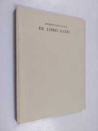 Animadversiones de libris raris 1-2