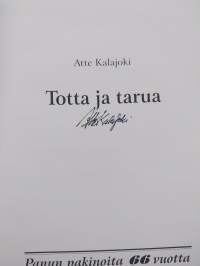 Totta ja tarua : Panun pakinoita 66 vuotta (signeerattu, ERINOMAINEN)