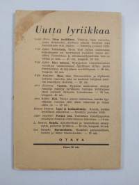 Hiljainen runo : runoja