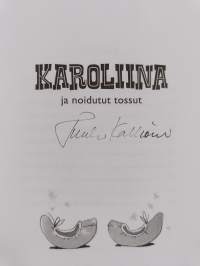Karoliina eskarissa (signeerattu)