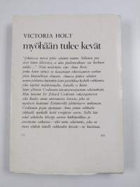 Myöhään tulee kevät