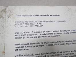 Fiskars Agropal F laukaisimeton paluuaura -käyttöohje