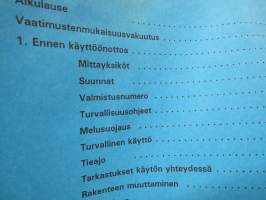 Esko 225 lumilinko - Asennus-, käyttö- ja huolto-ohjeet - Varaosaluettelo
